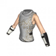 Ninja-Snow Costume Top (Female)